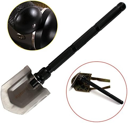 Multi-function Folding Shovel Survival Trowel Dibble Pick Camping Gardening Outdoor Tool
