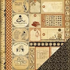 Graphic 45 An ABC Primer School Days - Scrapbookingpapier