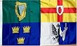 Ireland "Provinces" Flag - 3 foot by 5 foot Polyester (NEW)