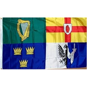Ireland "Provinces" Flag - 3 foot by 5 foot Polyester (NEW)