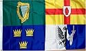 Ireland "Provinces" Flag - 3 foot by 5 foot Polyester (NEW)