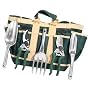 Threesixty Innovation Garden Angels 5-Piece Outdoor Gardening Tool Set, Hunter Green #ODTS420