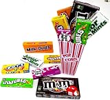 Movie Night Gift Pack In HD Popcorn Container Filled With theater Candy Assortment - Jumbo