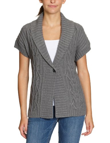 Tommy Hilfiger Damen Pullunder  1M87604088 / HOWARD VEST, Gr. 40 (L), Grau (MID GREY HEATH Preisvergleich