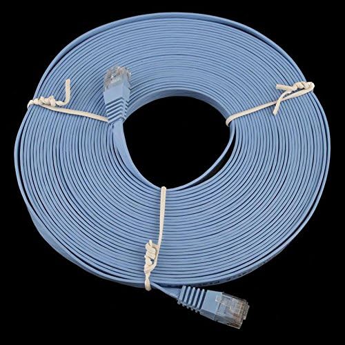 New 30FT 10M CAT6 CAT 6 Flat UTP Ethernet Network Cable RJ45 Patch LAN Cord