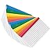 Color Coded Bar Ruled Index Cards 3 x 5 Assorted Colors, 2 Pack of100/Pack