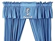 NCAA University of North Carolina Tarheels - 5pc Jersey Drapes-Curtains and Valance Set