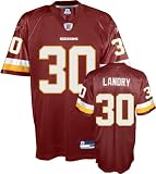 LaRon Landry Jersey: Reebok Dark Red Replica #30 Washington Redskins Jersey - Small