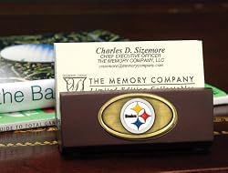 Pittsburgh Steelers Team Business Card Holder NFL Football Fan Shop Sports Team Merchandise