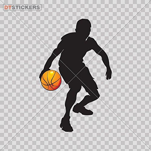 Decal Stickers Basketball Player Doors Motorbike Boat basketball hoop aerial swish (12 X 7,68 Inches) Fully Waterproof Printed vinyl sticker