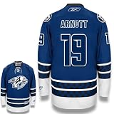 ARNOTT #19 Nashville Predators RBK Premier Third NHL Hockey Jersey by Reebok (NHLPA Certified Custom Sewn Authentic Twill)