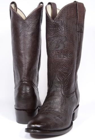 NFL Baltimore Ravens Men's Traditional Toe Western Boot, Brown, 10.5