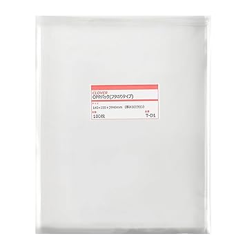 【クリックで詳細表示】透明OPP袋 テープ付 140×155＋フタ40mm ≪10mm厚CDケース用/横入≫ 30ミクロン 【1000枚】(100枚パック×10)： 文房具・オフィス用品