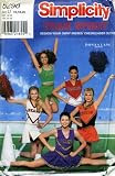 Simplicity Team Spirit Design Your Own Cheerleader Outfit Sewing Pattern