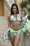 Swimwear Circle Ring Halter Top: Swimsuit Top Only