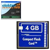Produkt-Bild: 4 GB CF Card (4GB CF Karte) + ELEKTROWA-SOFTWARE Speicherkarte f&uuml;r Jenoptik JD 2100 m