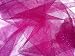 Fuchsia Tulle W/glitter 60" Wide By the Yard