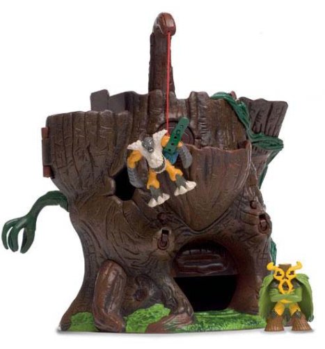 Childrens Toyshop  Third Party New : Gormiti  Forest Refuge Playset