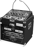 Marathon Flight Road Case MA-Mc108P Holds 10U Slant Top, 8U Bottom, Recessed Mount Hardware