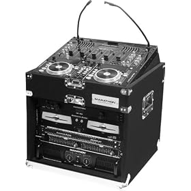 Marathon Flight Ready Case MA-Mc108P Holds 10U Slant Top, 8U Bottom, Recessed Mount Hardware