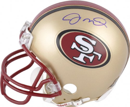 Joe Montana Autographed San Francisco 49ers Mini Helmet w/ Proof Photo