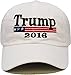 Make America Great Again - Donald Trump 2016 Campaign Cap Hat (005) White