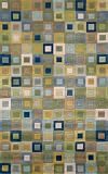 4'10 x 7'10 Trans-Ocean Amalfi Square In Square 1966-04 - Ocean Rectangular