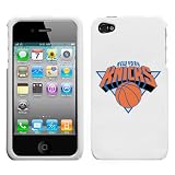 iPhone 4 4S New York Knicks White Superior Snap on Hard Cover