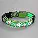 ITERY Dog Collar, LED Flashing Lights Dog Collar Pets LED Flash Collar Christmas Tree (Green Clown Snowman, M)