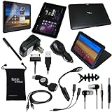 DigitalsOnDemand 15-Item Accessory Bundle for New Samsung Galaxy Tab 10.1 Wi-Fi / 3G 4G LTE 16GB 32GB