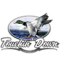 Touchin Down Window Decal - 5 x 8"