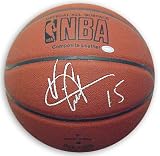 Vince Carter Autographed Indoor/Outdoor Basketball