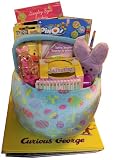 Plush Easter Egg Easter Basket - Perfect for Ages 4 and Up- Ideal For Birthday, Christmas, Easter or Get Well!