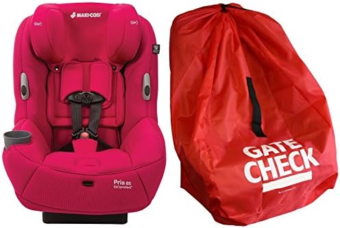 Pria 85 Special Edition Ribble Convertible Car Seat with Gate Check Travel Bag, Havana Pink