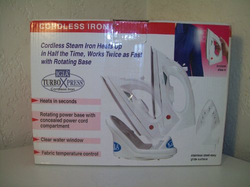 Turbo Express Cordless Rechargeable Steam Iron
