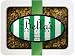 Bella's Confections: Classic Chocolate Fudge with Walnuts with Green Ribbon
