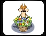 Decorated Mouse Pad with basket image