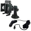 Universal GPS Car Charger and GPS Car Mount Holder for Garmin / TomTom / Magellan / Mio / and Many More