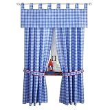 Olive Kids Trains Planes and Trucks Drapes