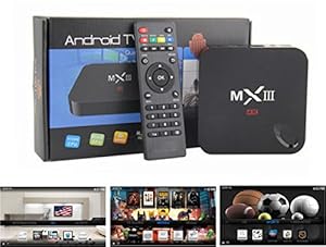 EzMediaXperience MX3 Android 4.4 Quad Core 2G/8G fully loaded XBMC 4k TV Box - 3D-HD Blu-ray Streaming Media Player Dual 2.4/5GHz WiFi Bluetooth DLNA Airplay - All in one Entertainment System by Beelink, customized by EzMediaXperience