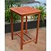VIFAH V495T Dartmoor Outdoor Wood Bar Table