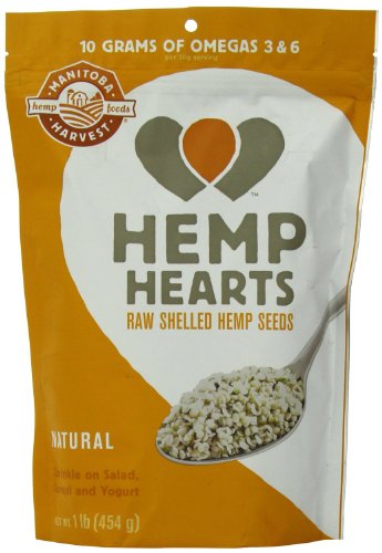 Manitoba Harvest Hemp Hearts Raw Shelled Hemp Seeds, 1 Pound (2 Bags)
