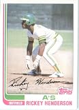 1982 Topps # 610 Rickey Henderson Oakland Athletics Baseball Card