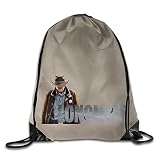 Custom Longmire Poster Graphic Drawstring Backpack White