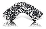 Luna Lullaby Bosom Baby Nursing Pillow, Dynasty Black