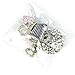 Stary Pendant Silver Alloy Scarf Jewelry Charm Gift Set ,Pt-624