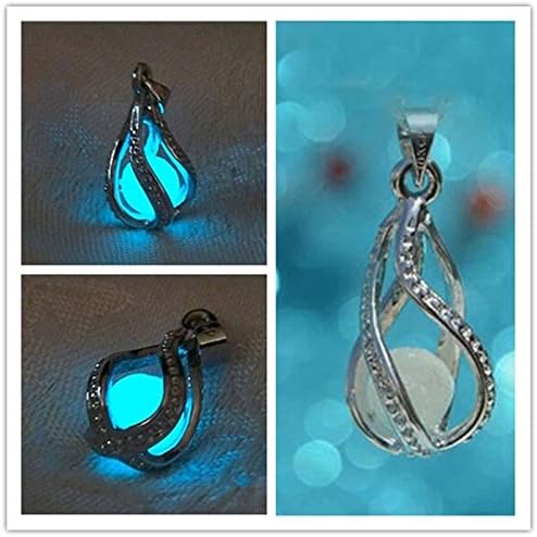 NEW Fashion Women The Little Mermaid's Teardrop Glow in Dark Pendant Necklace