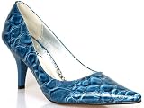 Ladies Blue Fashion Designer Vegetarian Shoes 8
