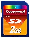 Transcend - Flash memory card - 2 GB - SD