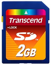 Transcend 2 GB SD Flash Memory Card (TS2GSDC)